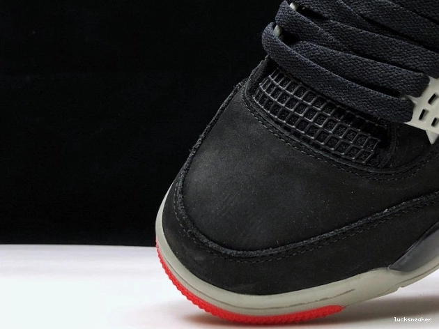 Rep LUCY BLACK JORDAN 4 RETRO 308497-060 CEMENT 0723